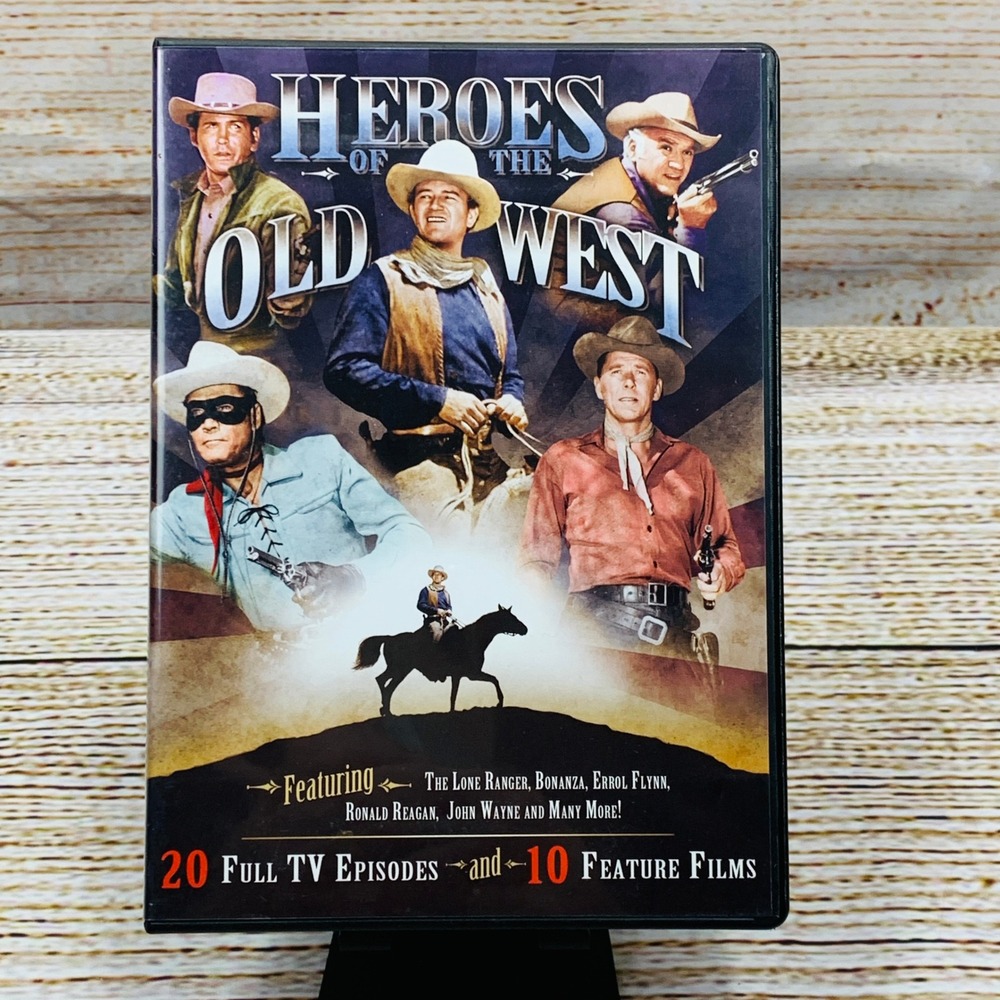 Heroes of the Old West [2011 DVD] 20 TV‎ Episodes 10 Feature Films 4-Disc Set